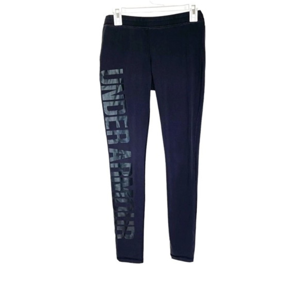 Under Armour Legging Pants Activewear High Waisted Sz Small Womens Charged Logo